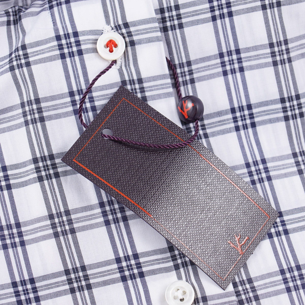 Isaia Tailored-Fit 'Mix' Cotton Shirt - Top Shelf Apparel