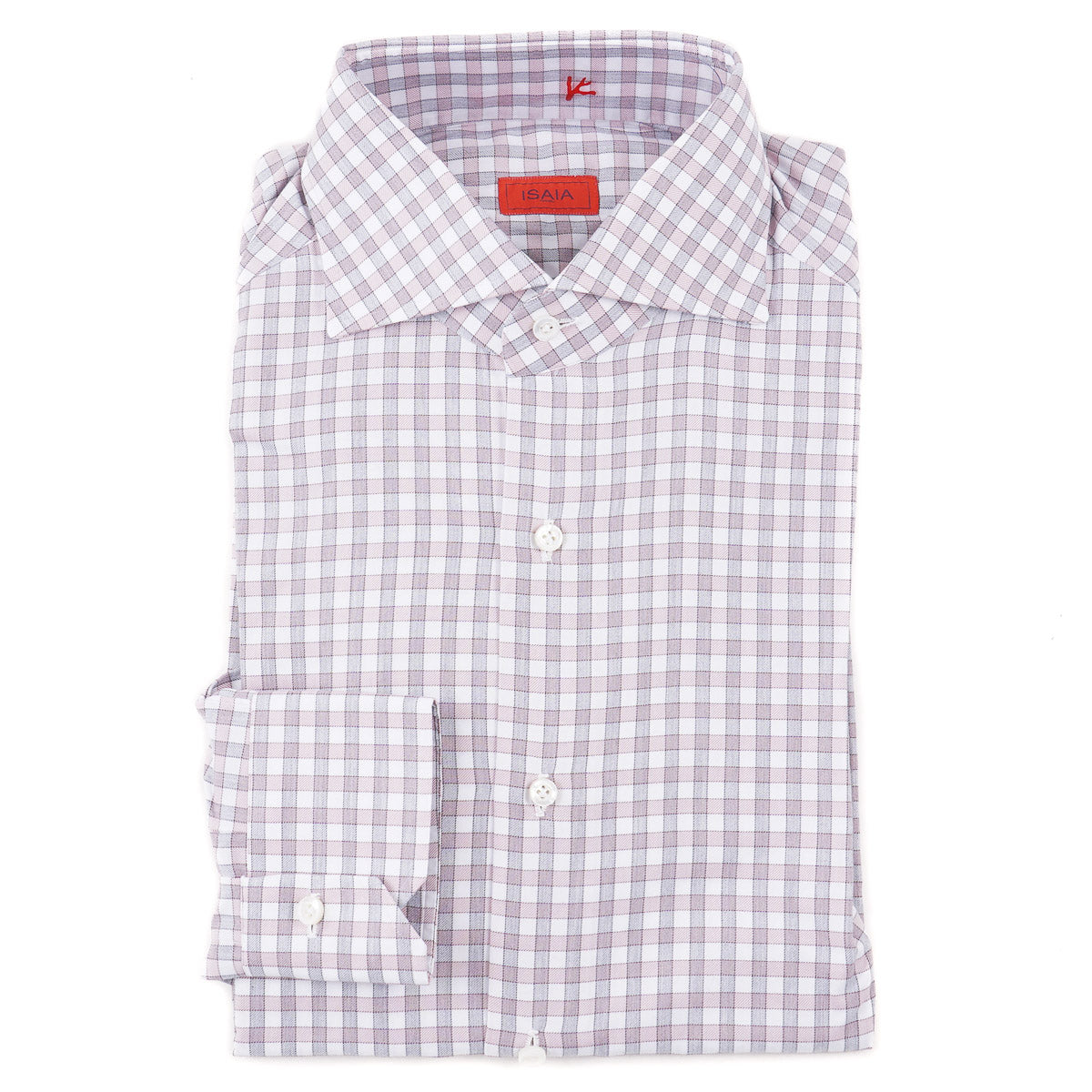 Isaia 'Mix' Tailored-Fit Cotton Shirt - Top Shelf Apparel
