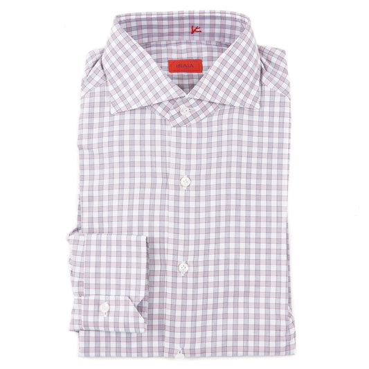 Isaia 'Mix' Tailored-Fit Cotton Shirt - Top Shelf Apparel
