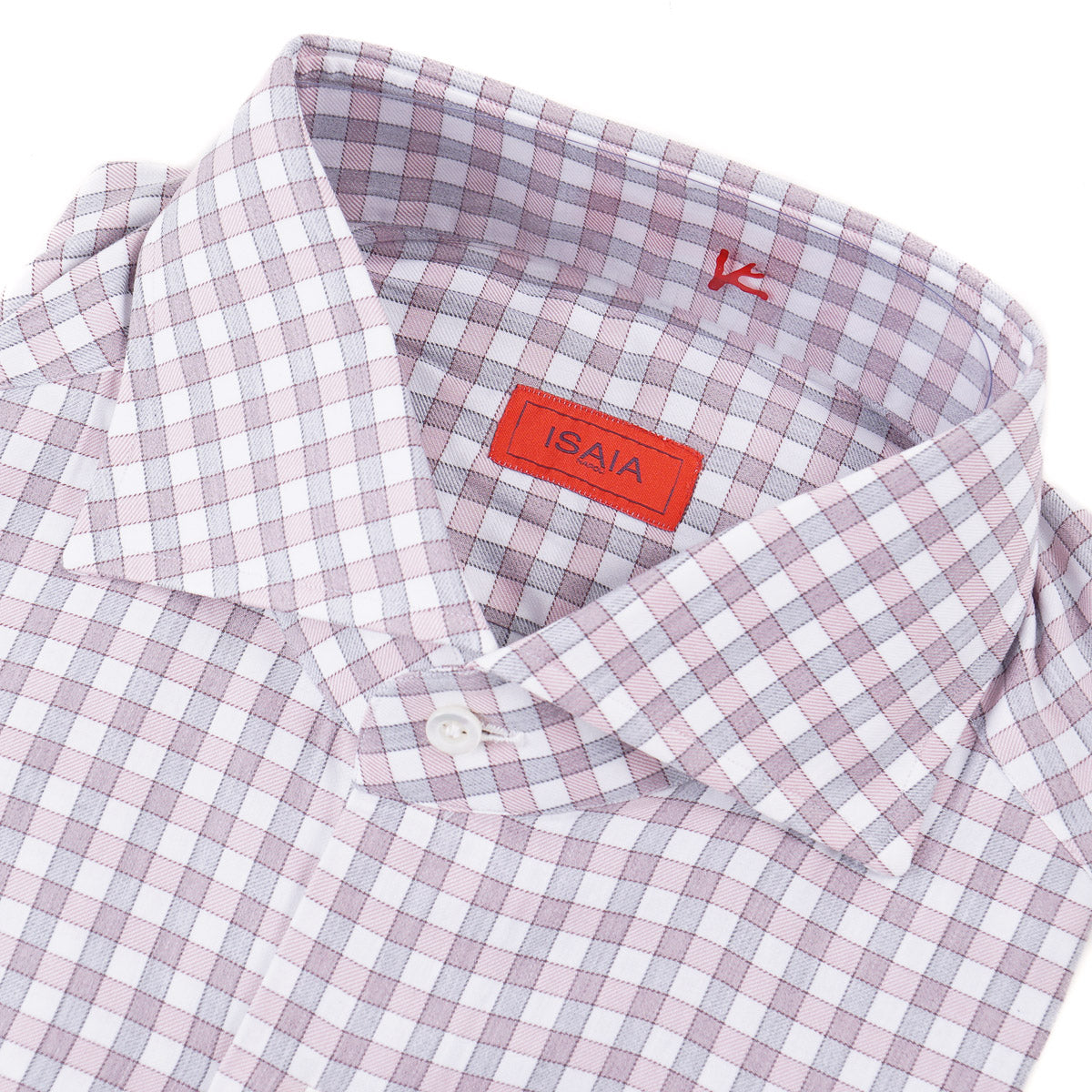 Isaia 'Mix' Tailored-Fit Cotton Shirt - Top Shelf Apparel