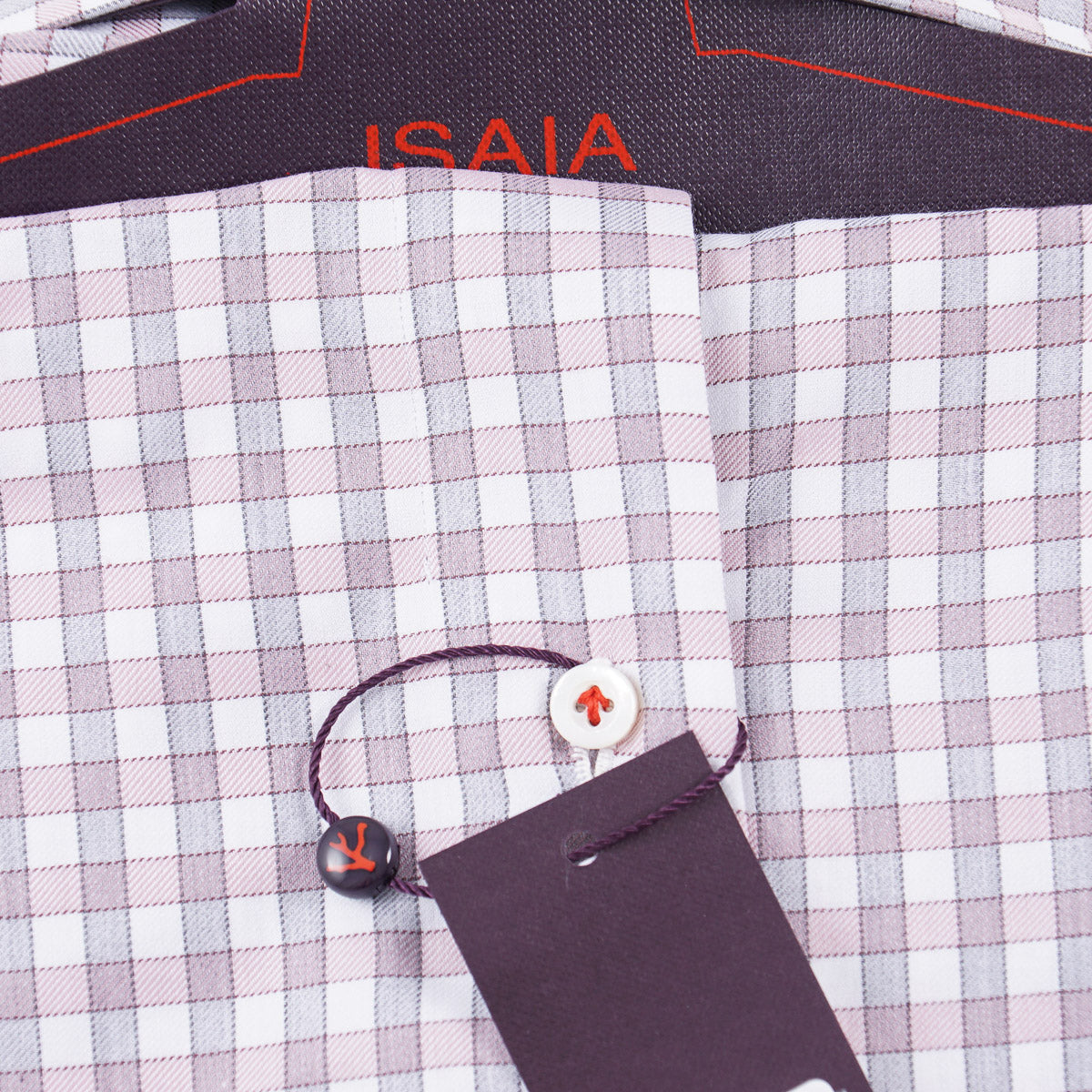 Isaia 'Mix' Tailored-Fit Cotton Shirt - Top Shelf Apparel