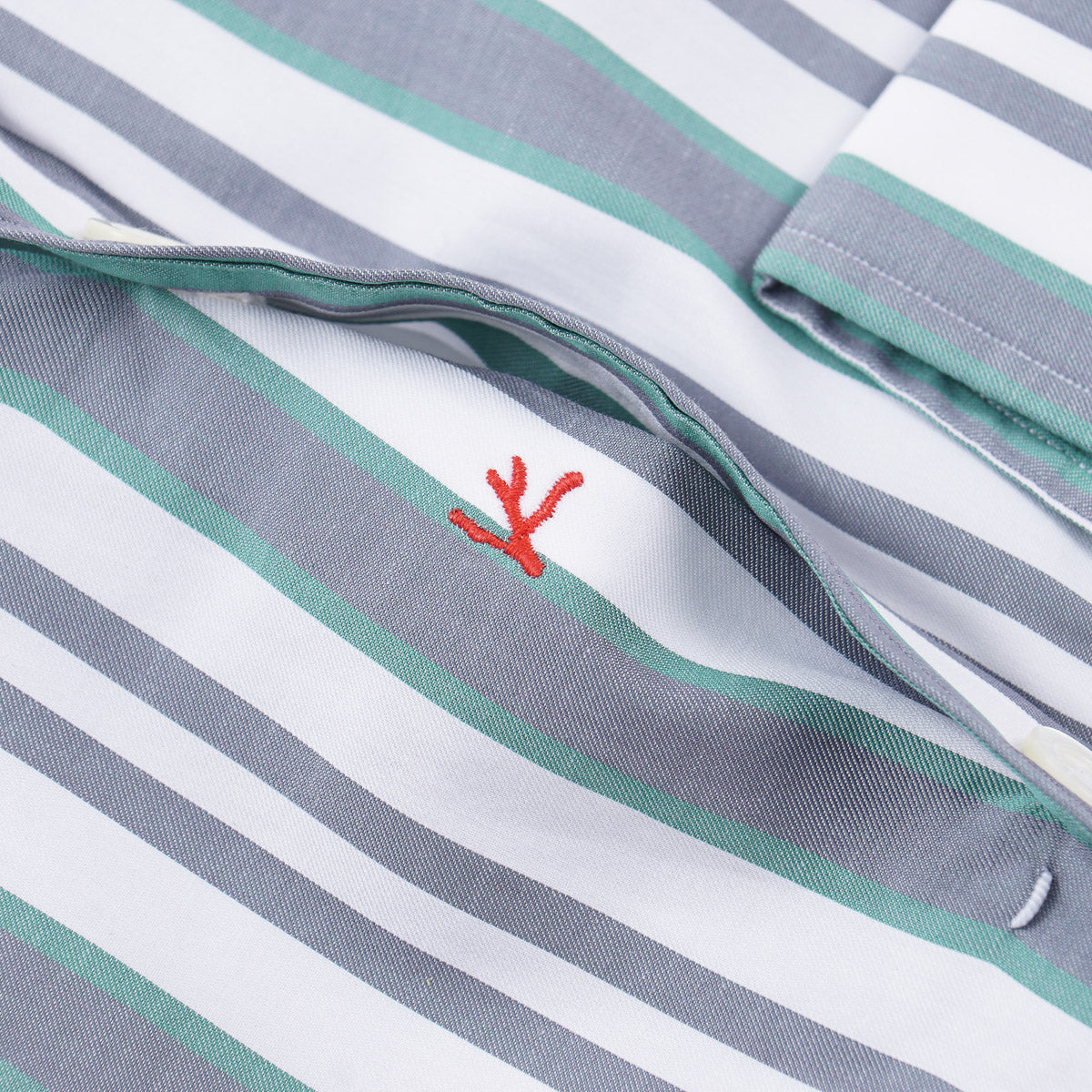 Isaia Trim-Fit 'Mix' Cotton Shirt - Top Shelf Apparel