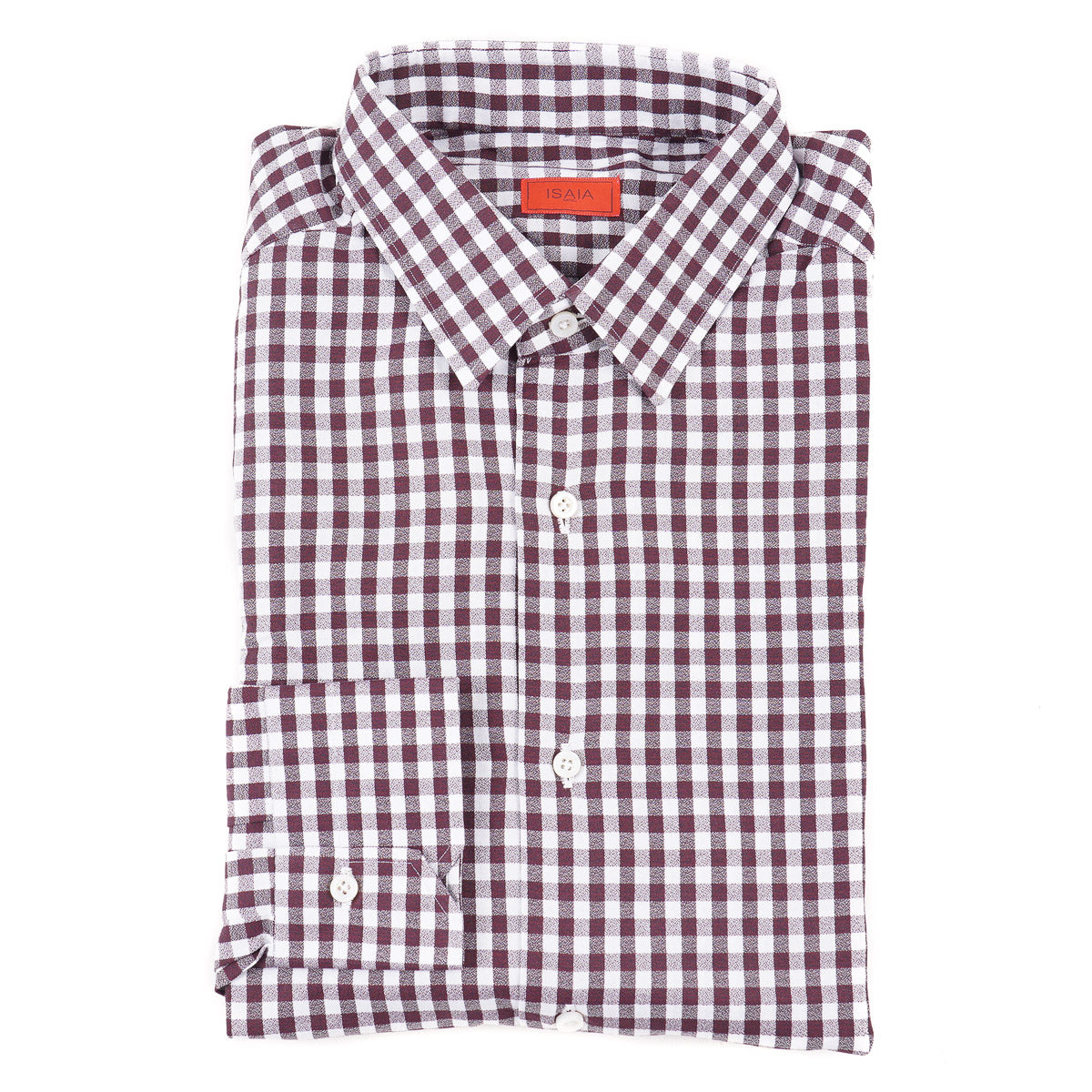 Isaia Tailored-Fit 'Mix' Cotton Shirt