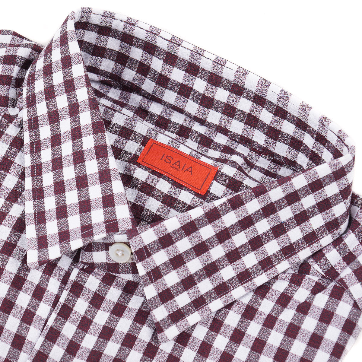 Isaia Tailored-Fit 'Mix' Cotton Shirt