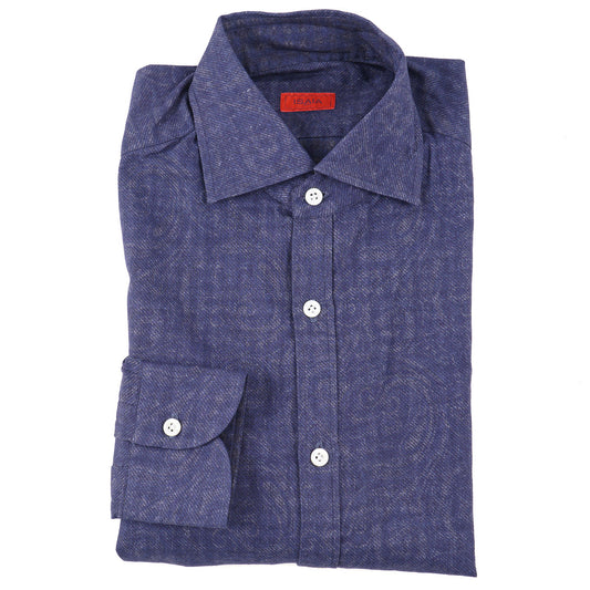 Isaia Trim-Fit 'Mix' Cotton Shirt