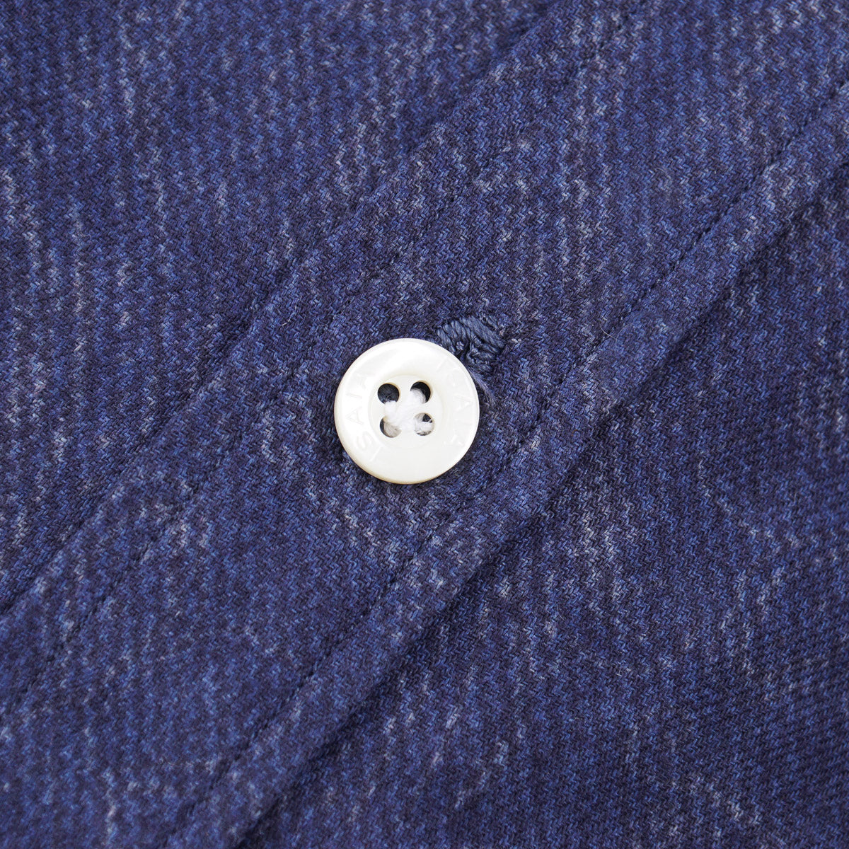 Isaia Trim-Fit 'Mix' Cotton Shirt