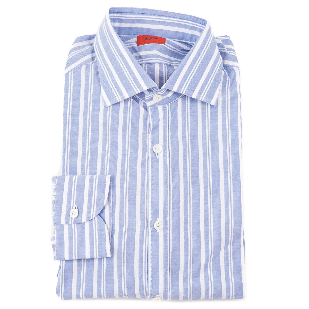 Isaia Striped Cotton Dress Shirt