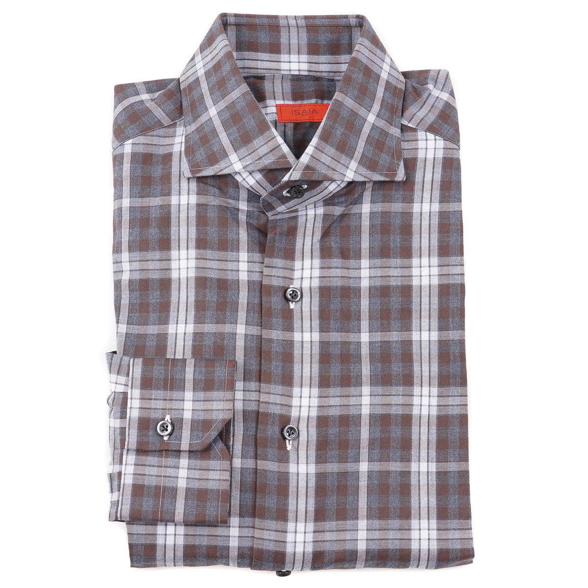 Isaia Soft Twill Cotton Shirt