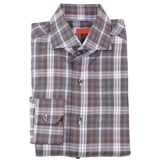 Isaia Soft Twill Cotton Shirt