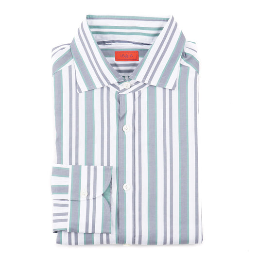 Isaia Trim-Fit 'Mix' Cotton Shirt - Top Shelf Apparel