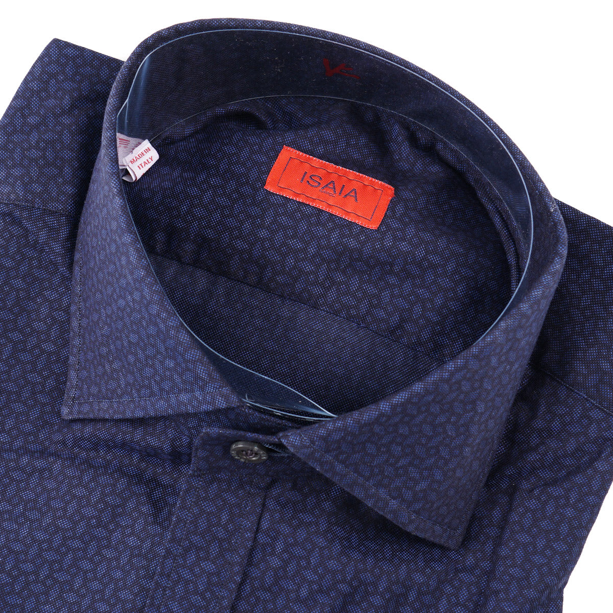 Isaia Jacquard Print Cotton Shirt - Top Shelf Apparel