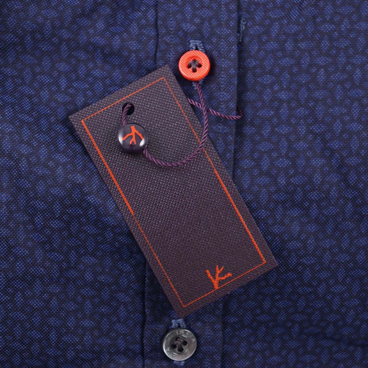 Isaia Jacquard Print Cotton Shirt - Top Shelf Apparel