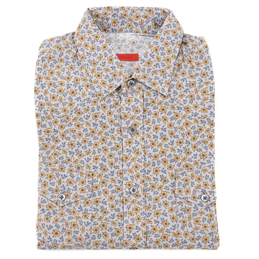 Isaia Corduroy Cotton Western Shirt - Top Shelf Apparel