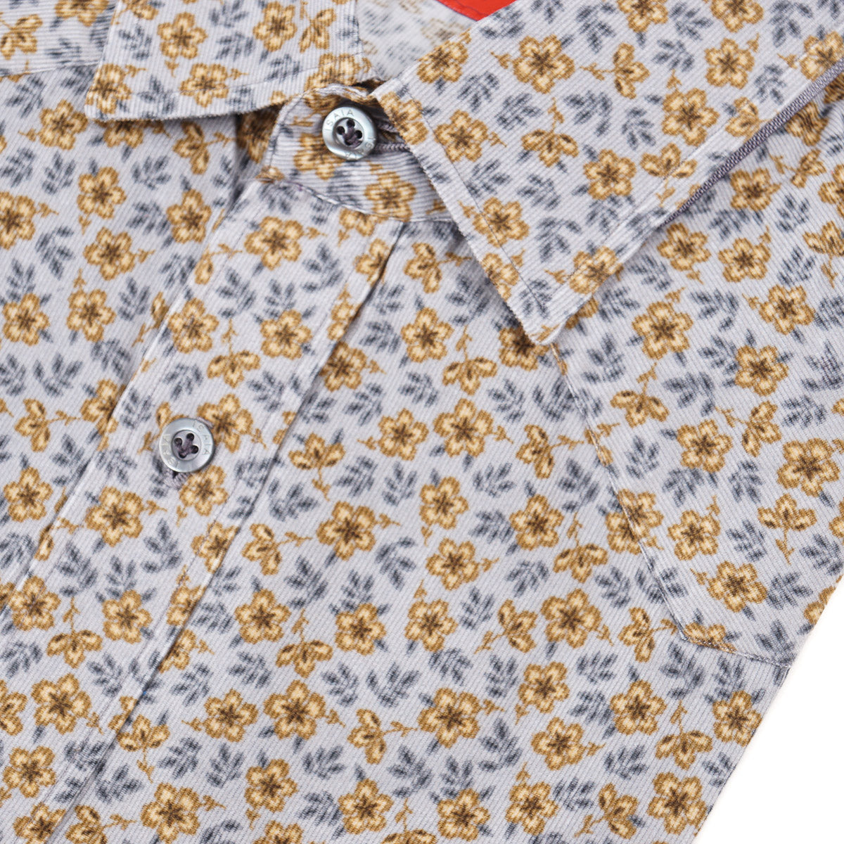Isaia Corduroy Cotton Western Shirt - Top Shelf Apparel