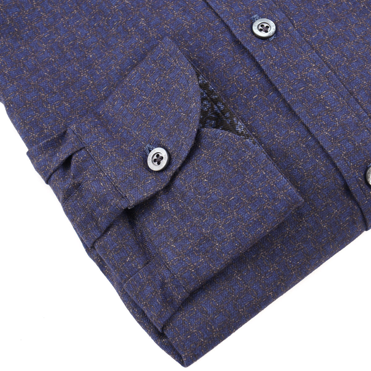 Isaia Slim-Fit Patterned Cotton Shirt - Top Shelf Apparel