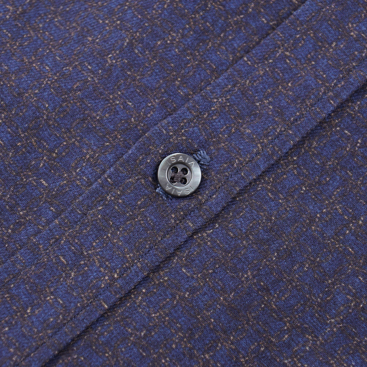 Isaia Slim-Fit Patterned Cotton Shirt - Top Shelf Apparel