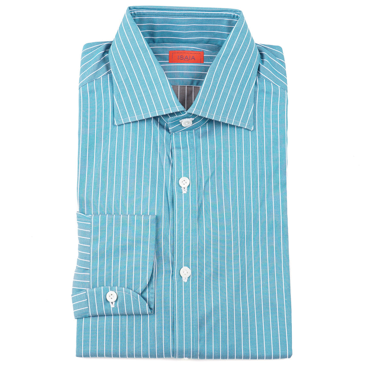 Isaia Tailored-Fit Cotton Dress Shirt - Top Shelf Apparel