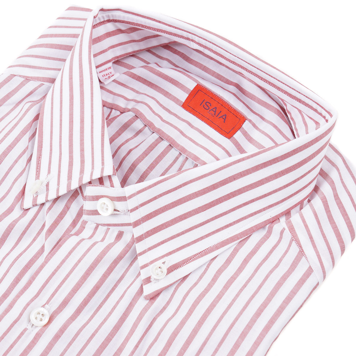 Isaia 'Mix' Tailored-Fit Cotton Shirt - Top Shelf Apparel
