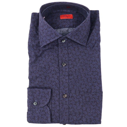 Isaia Paisley Printed Cotton Shirt - Top Shelf Apparel