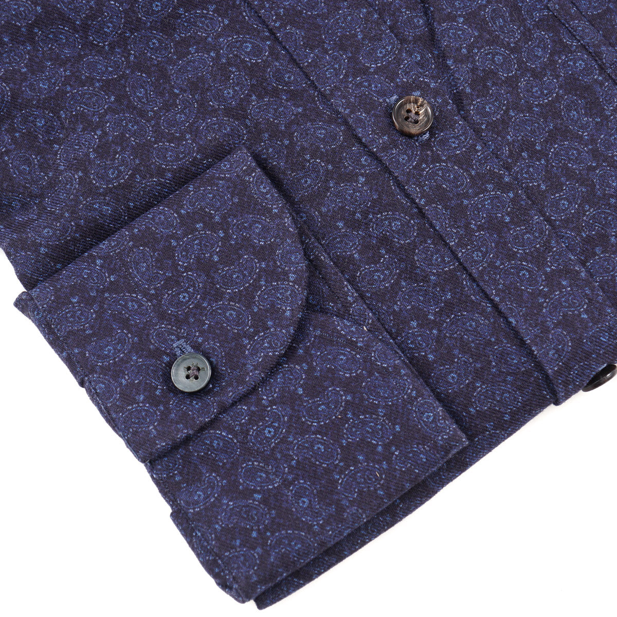 Isaia Paisley Printed Cotton Shirt - Top Shelf Apparel