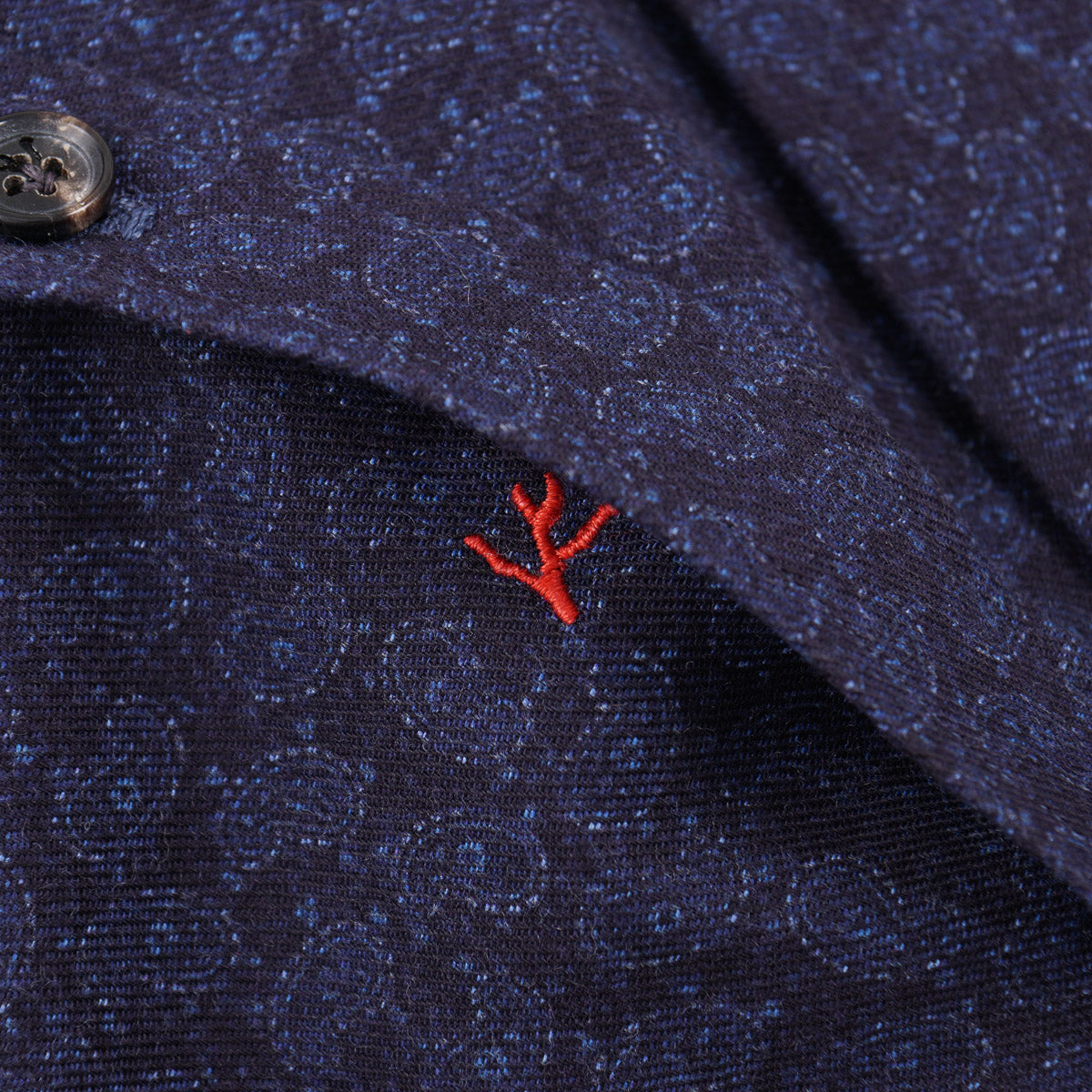 Isaia Paisley Printed Cotton Shirt - Top Shelf Apparel