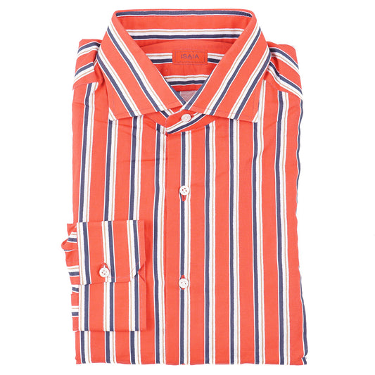 Isaia 'Mix' Tailored-Fit Linen Shirt - Top Shelf Apparel