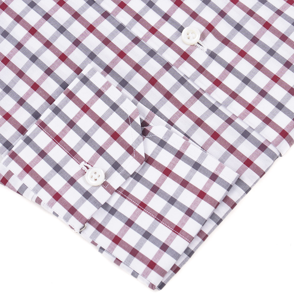 Isaia Tailored-Fit 'Mix' Cotton Shirt - Top Shelf Apparel