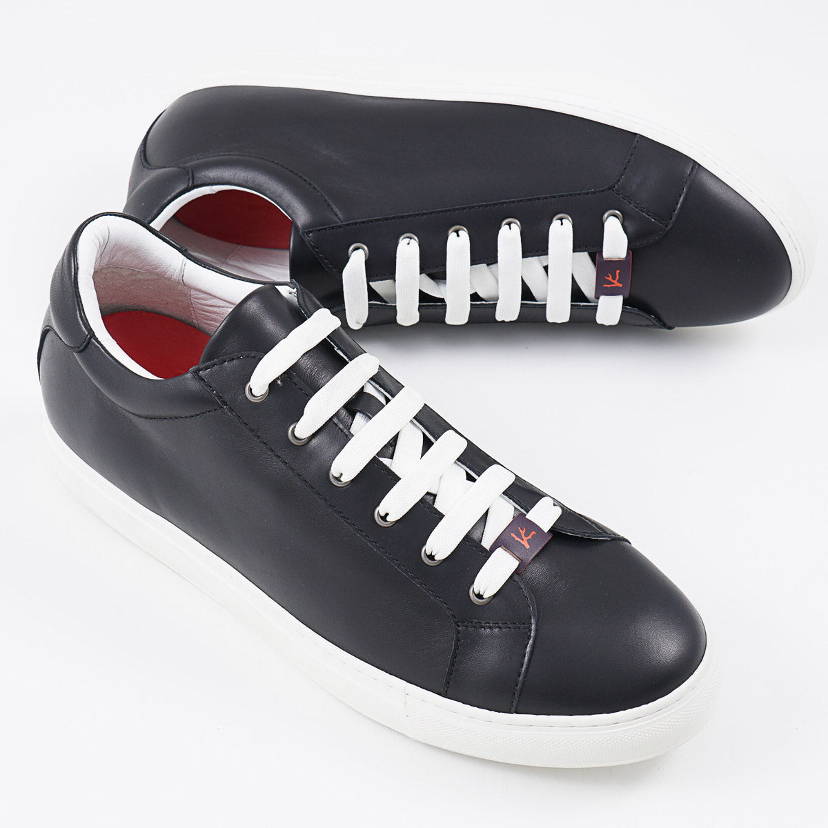 Isaia Smooth Calf Leather Sneakers