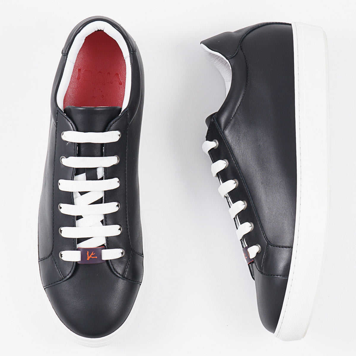 Isaia Smooth Calf Leather Sneakers