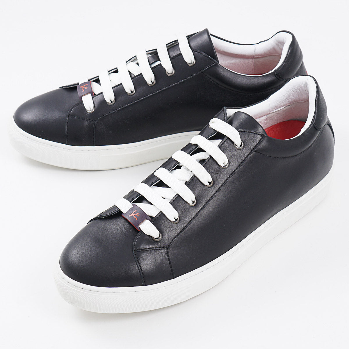 Isaia Smooth Calf Leather Sneakers