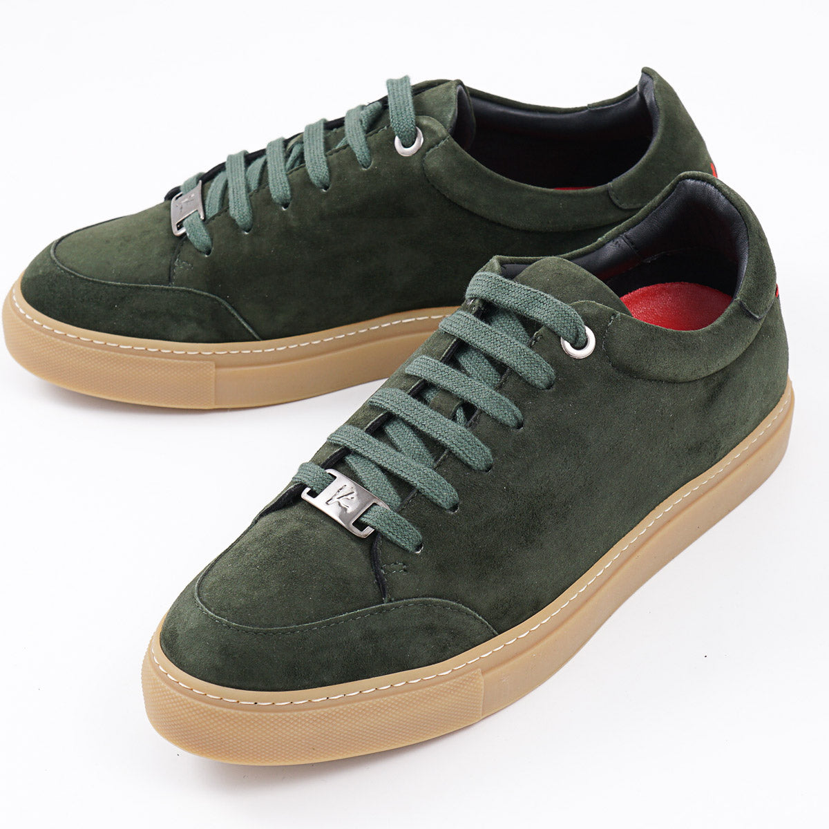 Isaia Soft Suede Low-Top Sneaker