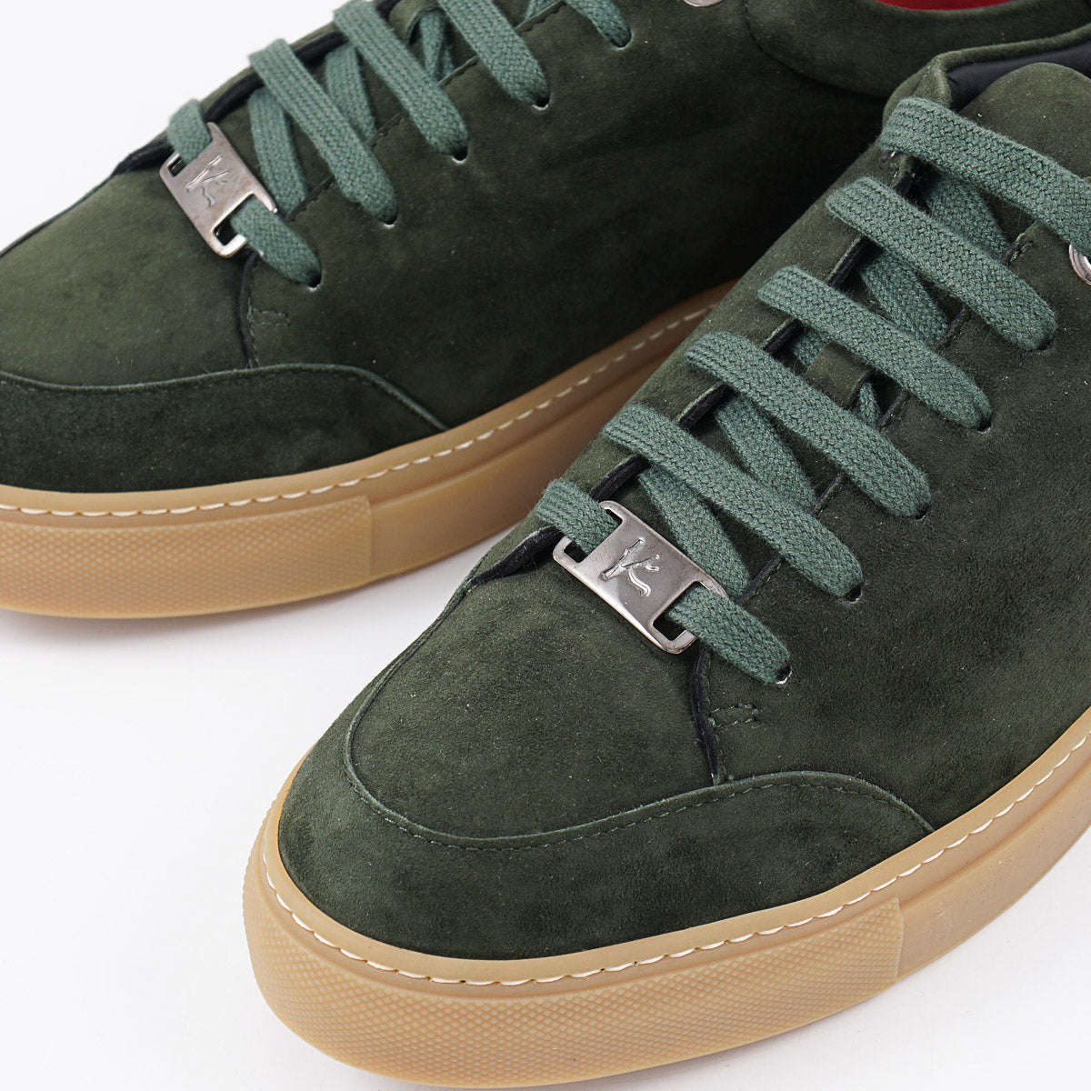 Isaia Soft Suede Low-Top Sneaker