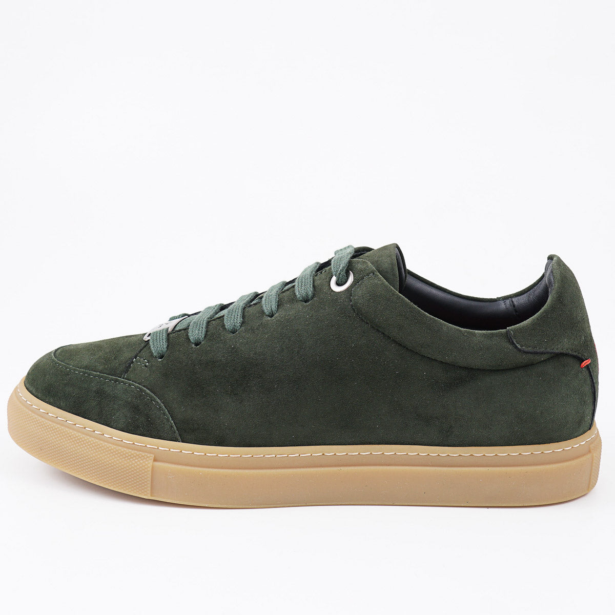 Isaia Soft Suede Low-Top Sneaker