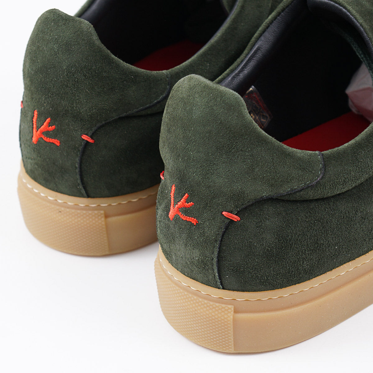 Isaia Soft Suede Low-Top Sneaker