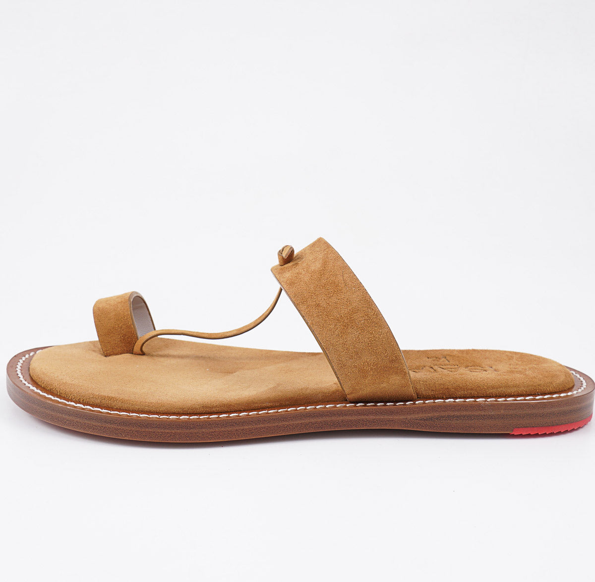 Isaia Soft Suede Thong Sandals