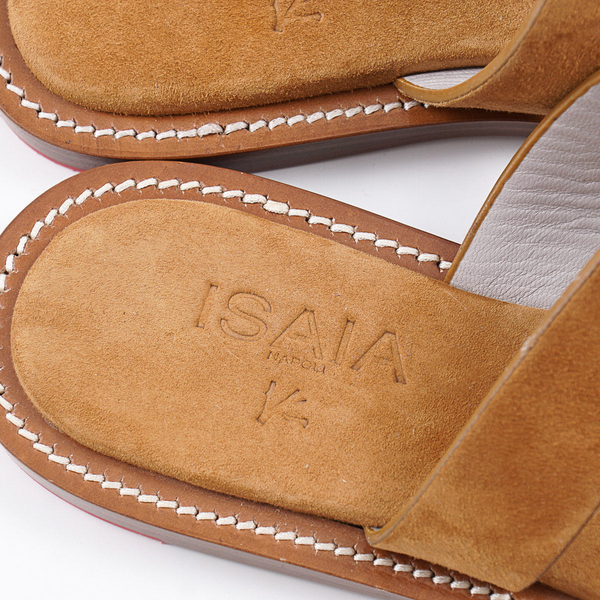 Isaia Soft Suede Thong Sandals