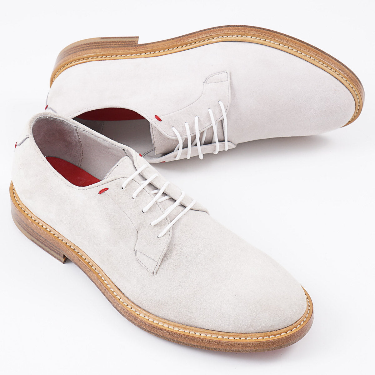 Isaia Soft Calf Suede Derby