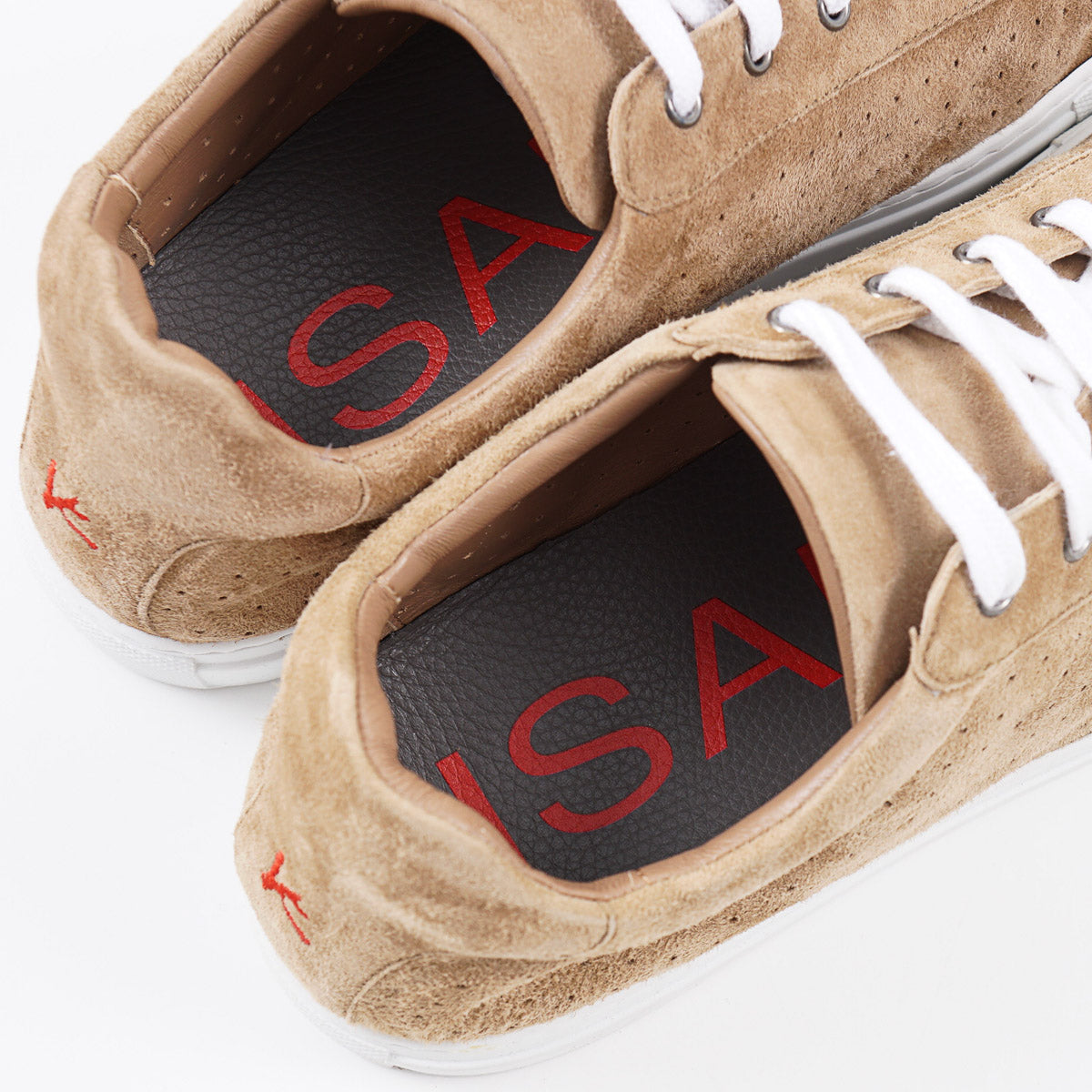 Isaia Soft Suede Low-Top Sneaker