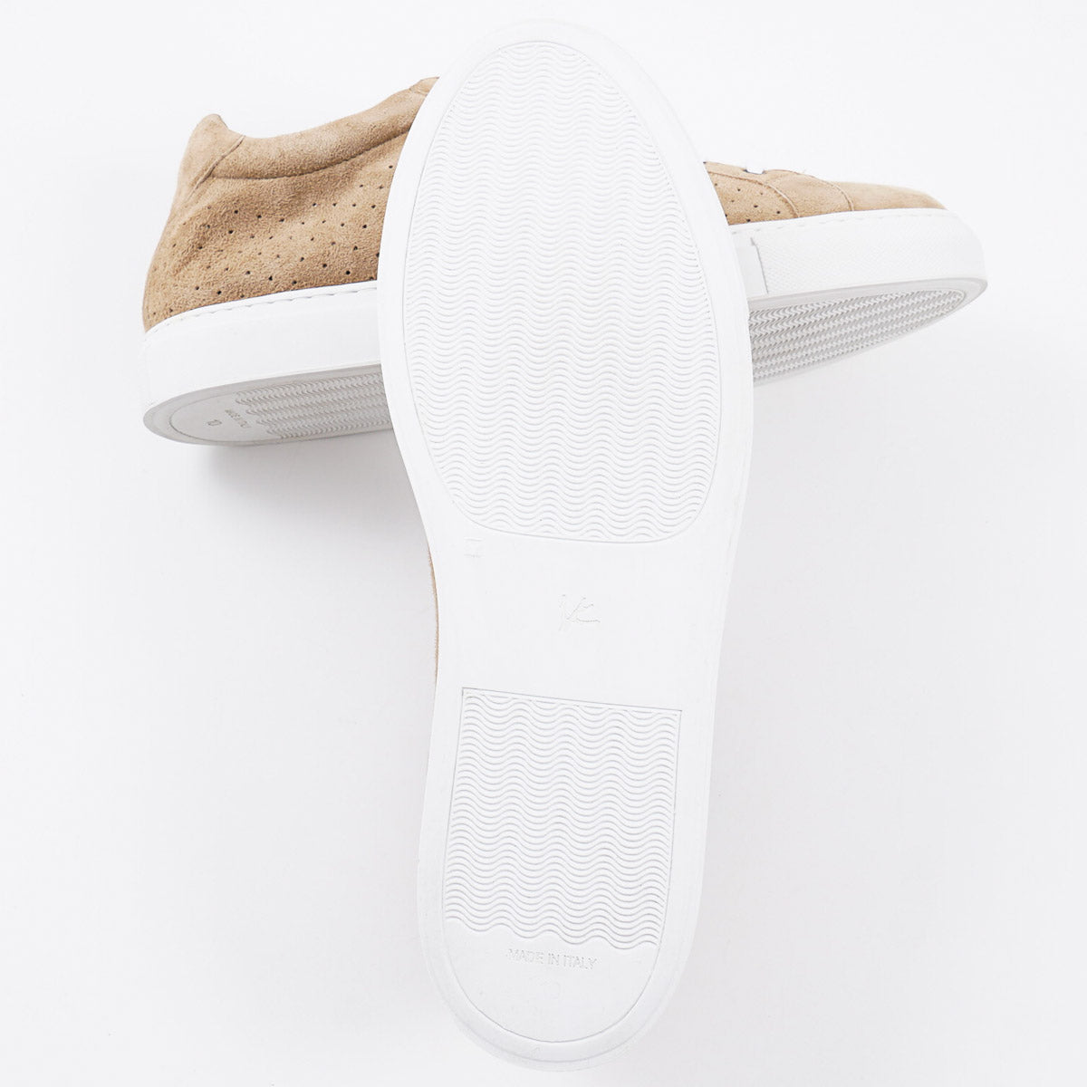 Isaia Soft Suede Low-Top Sneaker