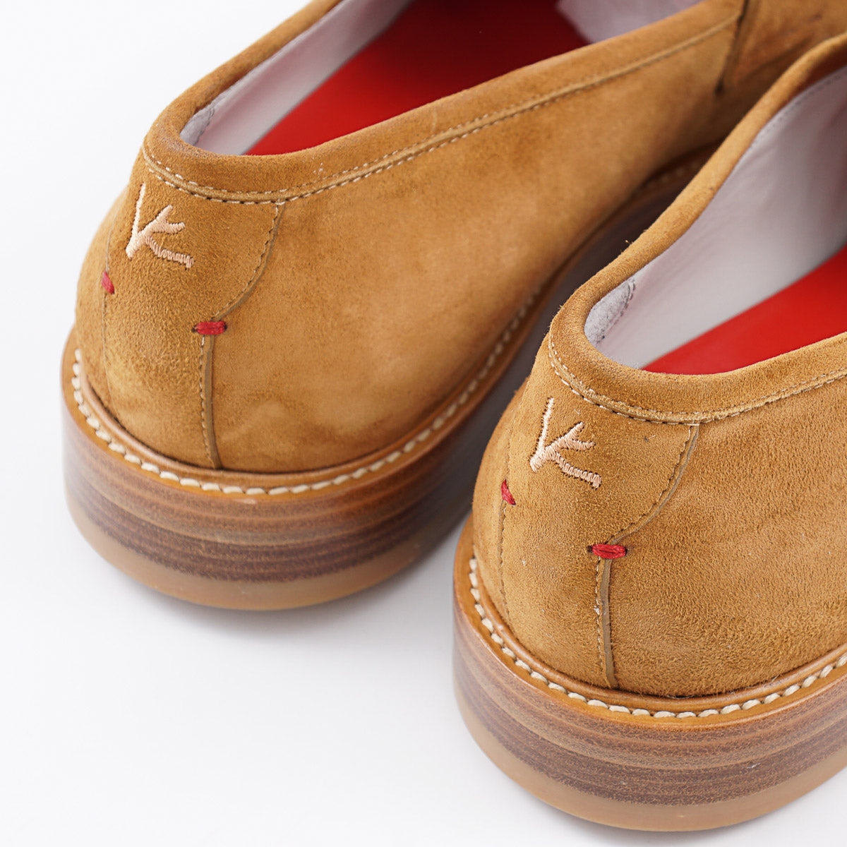Isaia Calf Suede Penny Loafer