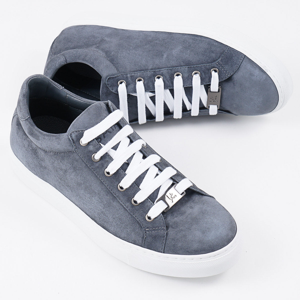 Isaia Soft Suede Low-Top Sneaker