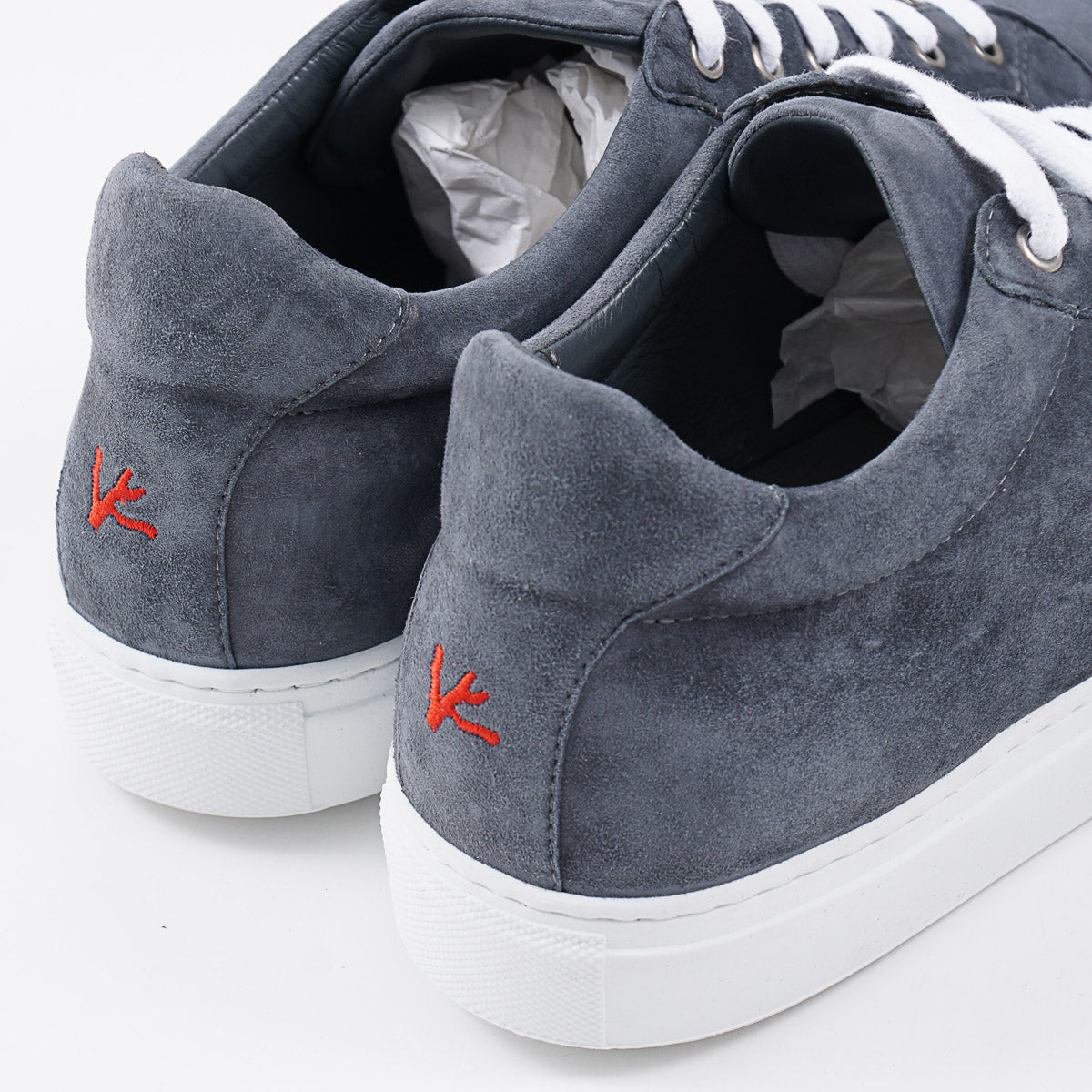 Isaia Soft Suede Low-Top Sneaker