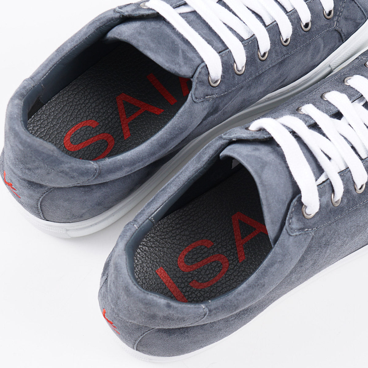 Isaia Soft Suede Low-Top Sneaker