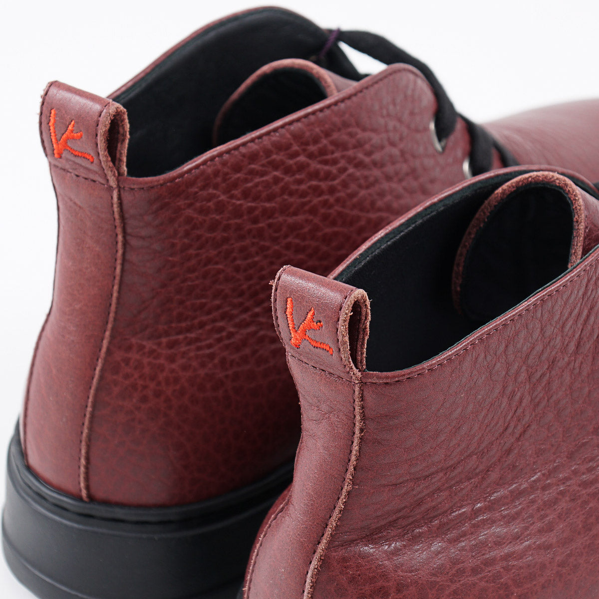 Isaia Soft Grained Bison Chukka Boot