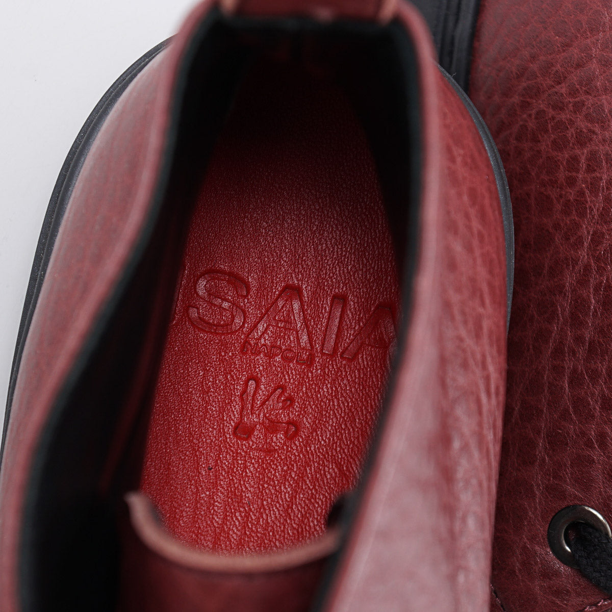 Isaia Soft Grained Bison Chukka Boot