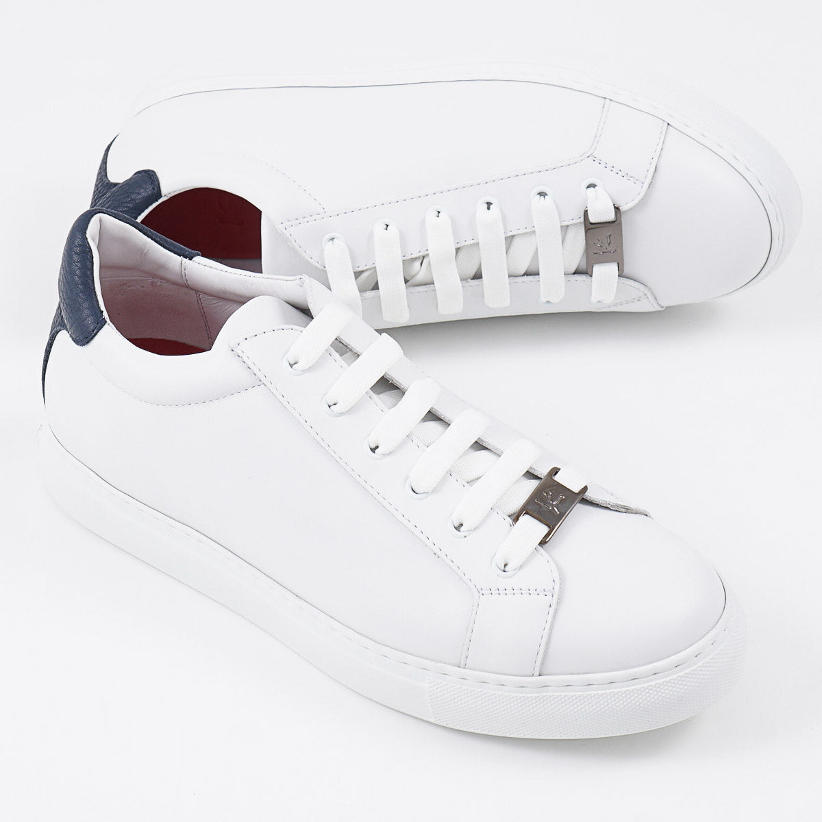 Isaia Sneakers with Contrasting Heel