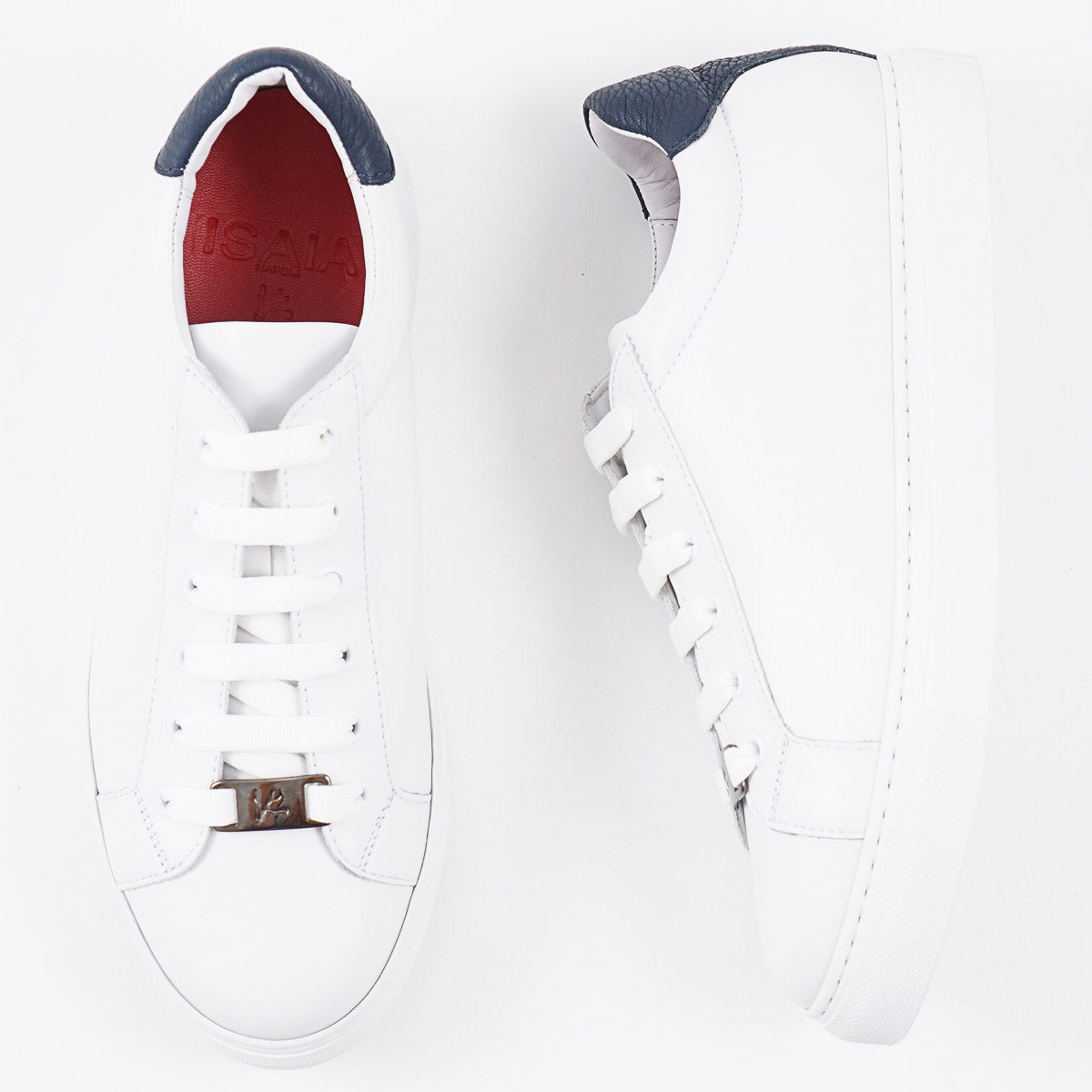 Isaia Sneakers with Contrasting Heel