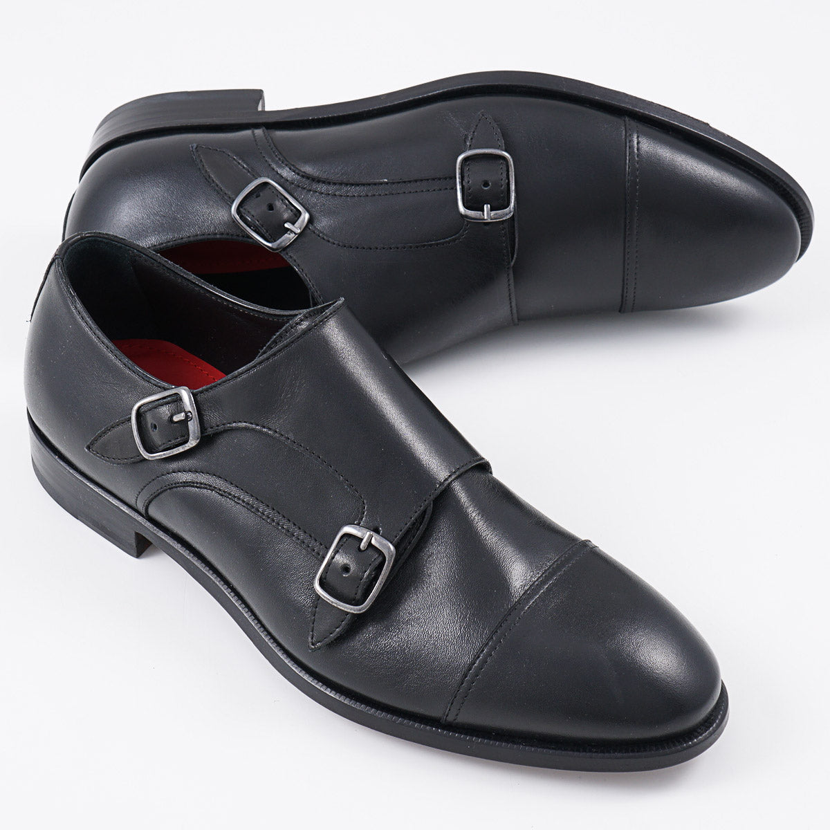 Isaia Calf Double Monk Strap