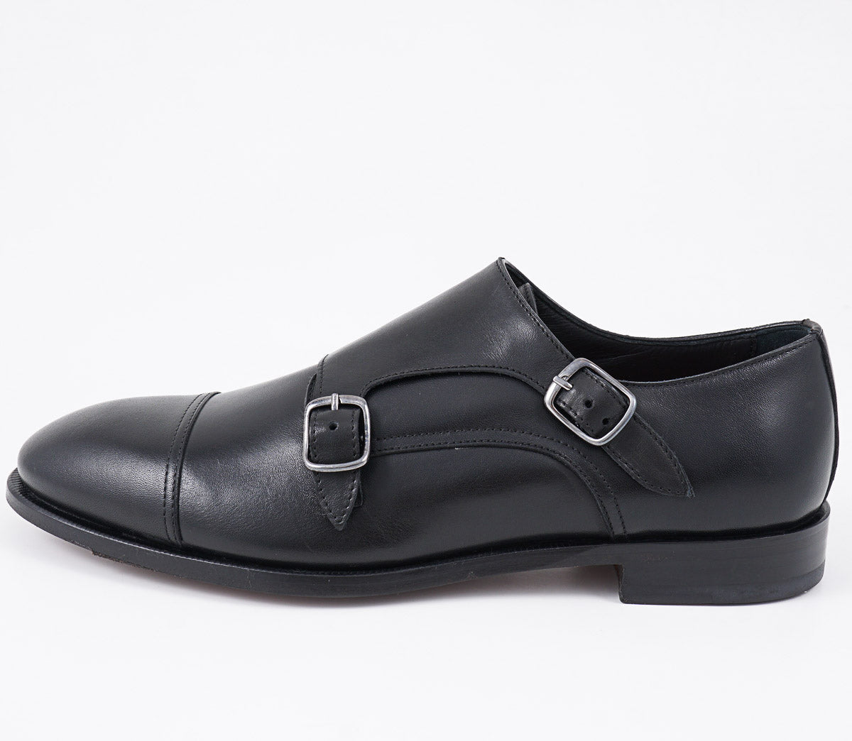 Isaia Calf Double Monk Strap