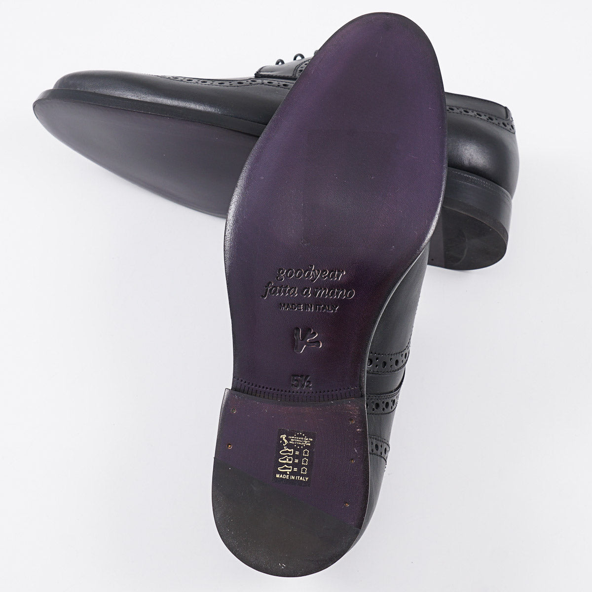 Isaia Calf Goodyear-Welt Wingtip